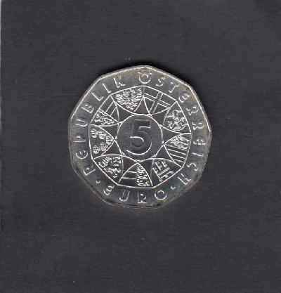 Beschrijving: 5 Euro MOZART 